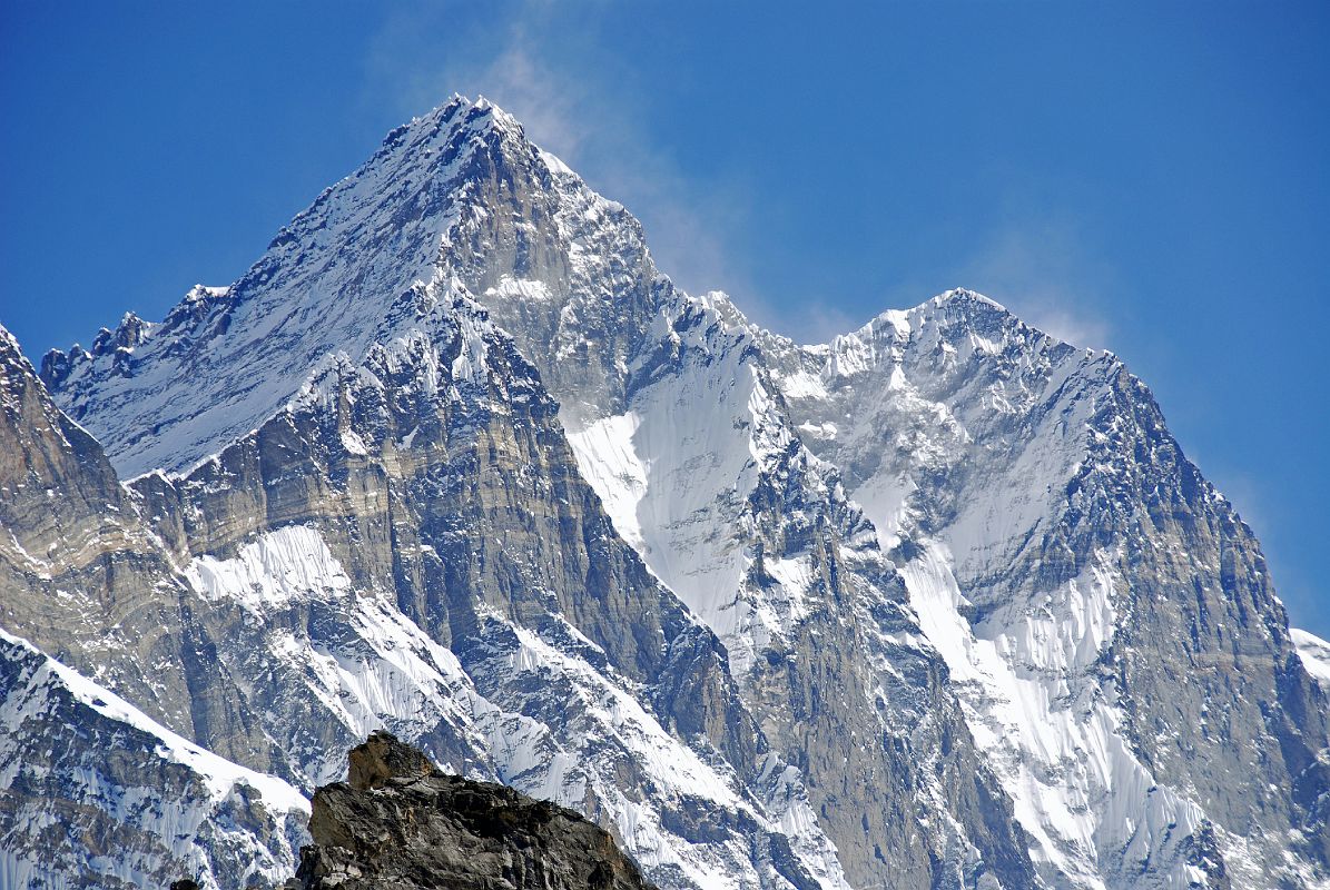 Kongma La 11 Lhotse West Face, Lhotse South Face. Lhotse Shar Close Up